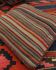 Bold Striped Wool Kilim Cushion Cover Handmade Scatter Pillow 35x35cm