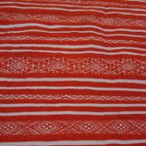 Orange and white carpet, 185x110cm
