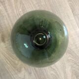 Dame Jeanne vintage green drop