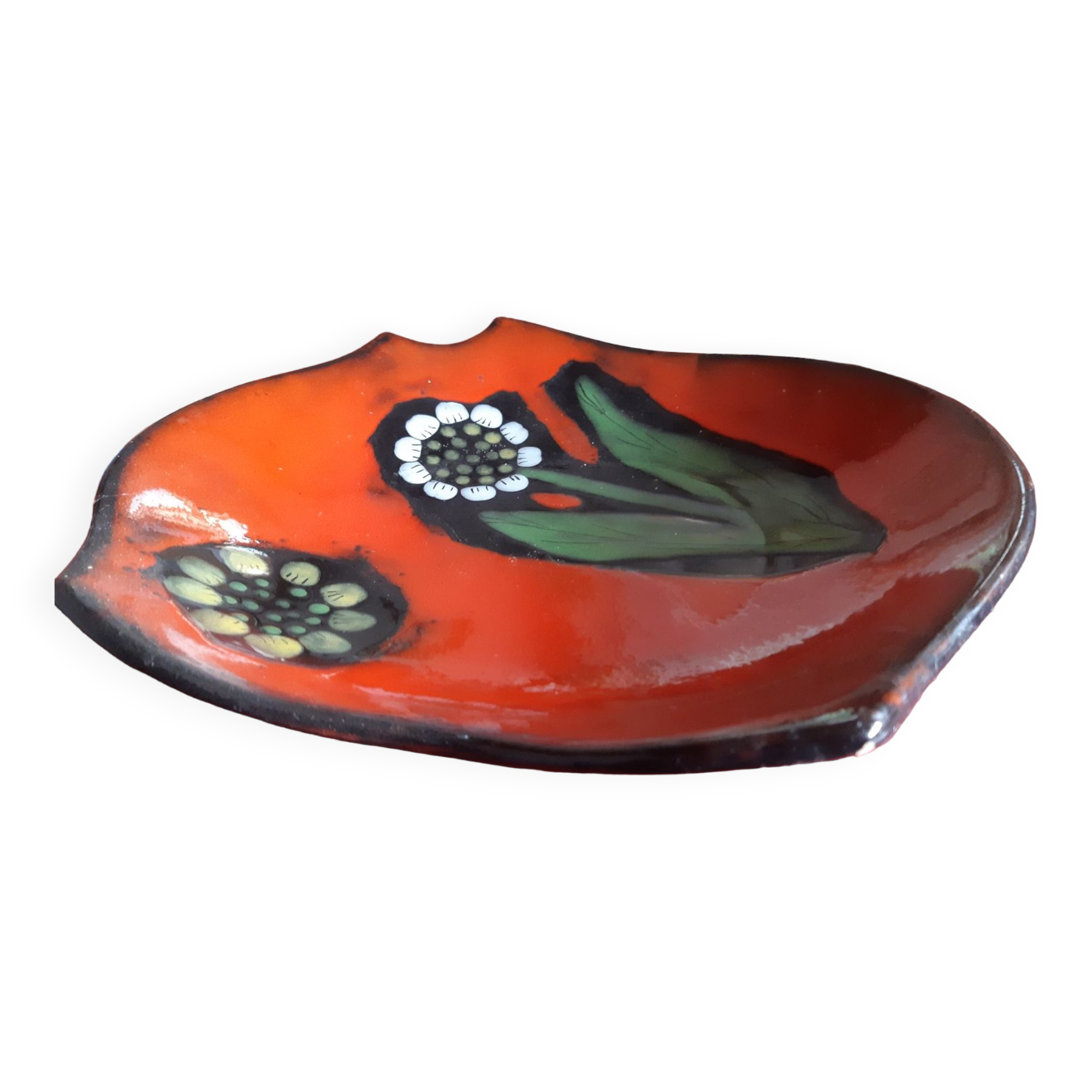 Vintage varnished dish