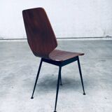 Mid-Century Modern Plywood Side Chairs attributed to Carlo Ratti for Legni Curvati, Italy, 1950s, Set of 3