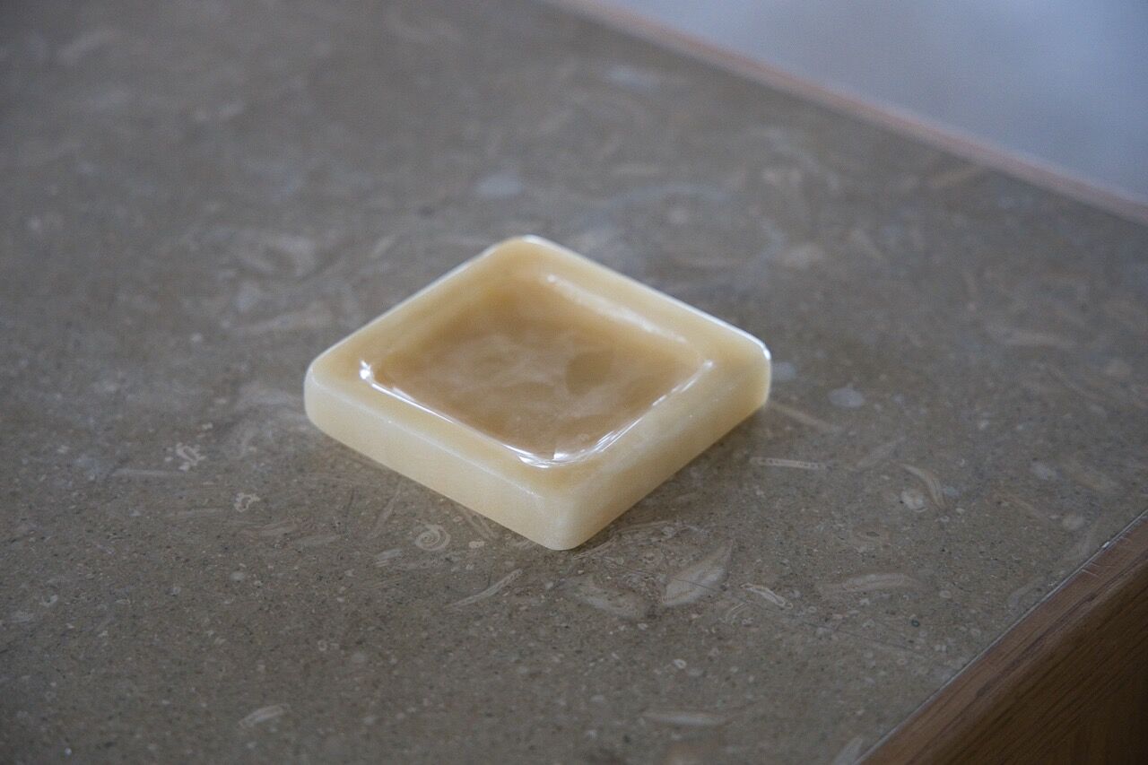 Orange onyx pocket tray