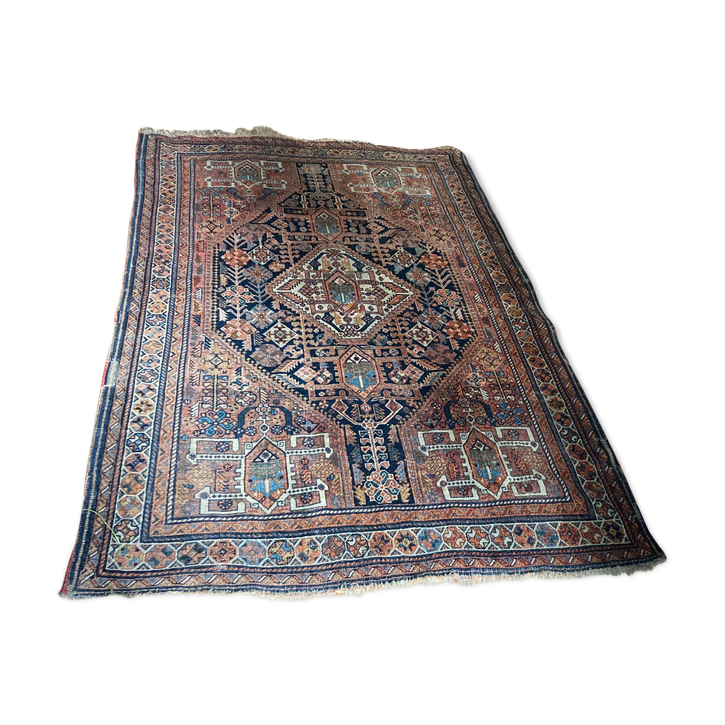 Large old Iraqi oriental carpet