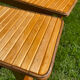 Pair of vintage 1970 pine benches