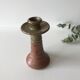 Stoneware vintage candlestick