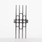 Fixation de porte moulée brutaliste des années 1980, Allemagne