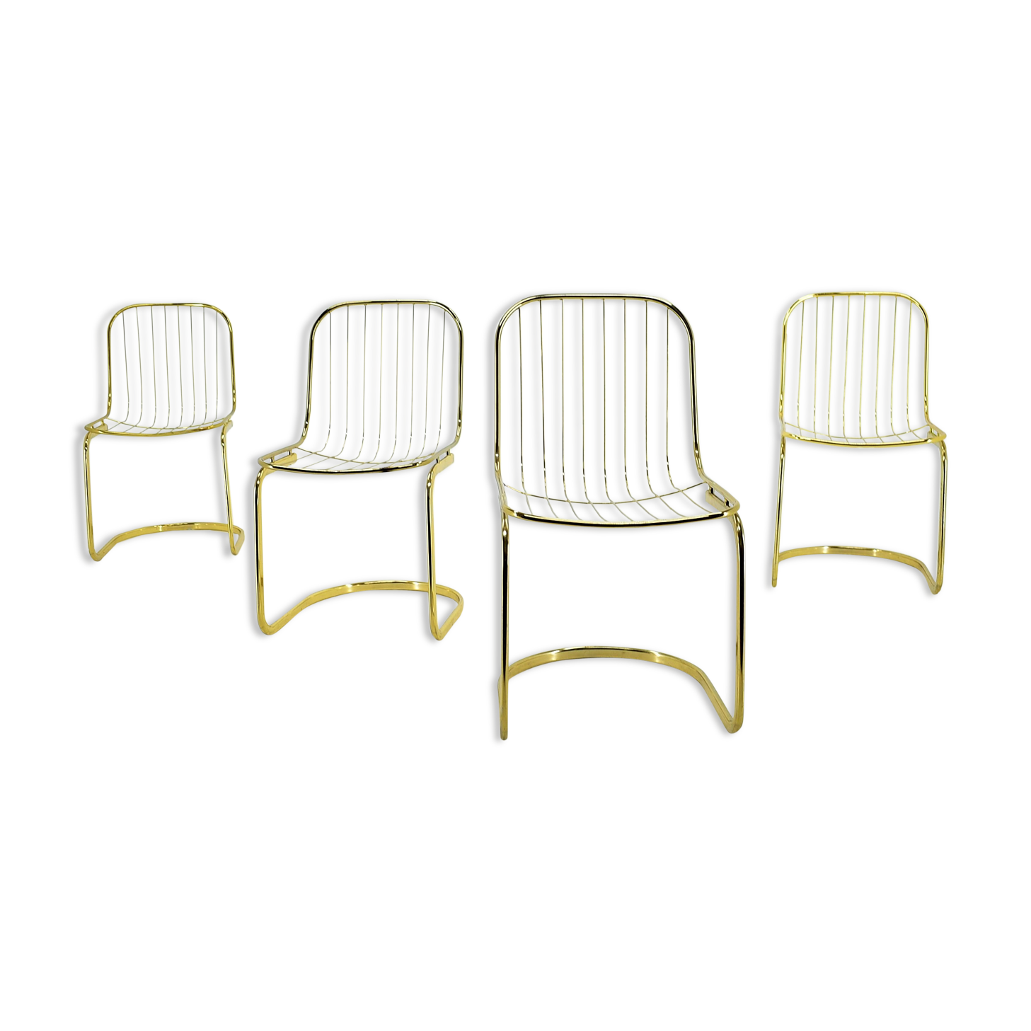 Set of 4 chairs, Italy, 1970s