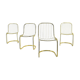 Lot de 4 chaises, Italie, années 1970