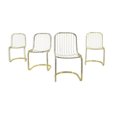 Set of 4 chairs, Italy, 1970s