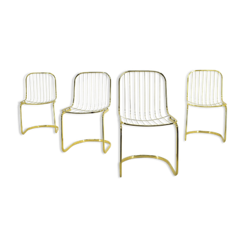 Set of 4 chairs, Italy, 1970s
