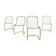 Lot de 4 chaises, Italie, années 1970