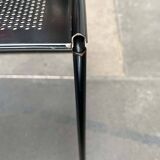 Postmodern perforated metal nesting side table from Ikea, 1980s.