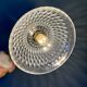Vintage glass elbow wall light - tableware collection - (ACCV1)