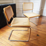 Pair of Chairs Cesca B32 by Marcel Breuer