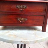 Small low cabinet for sewing from the 1930s.