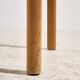 Oak and rattan chair, set of 4