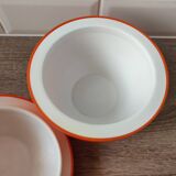Ice bucket Apple orange vintage 70