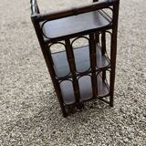 Vintage rattan shelf