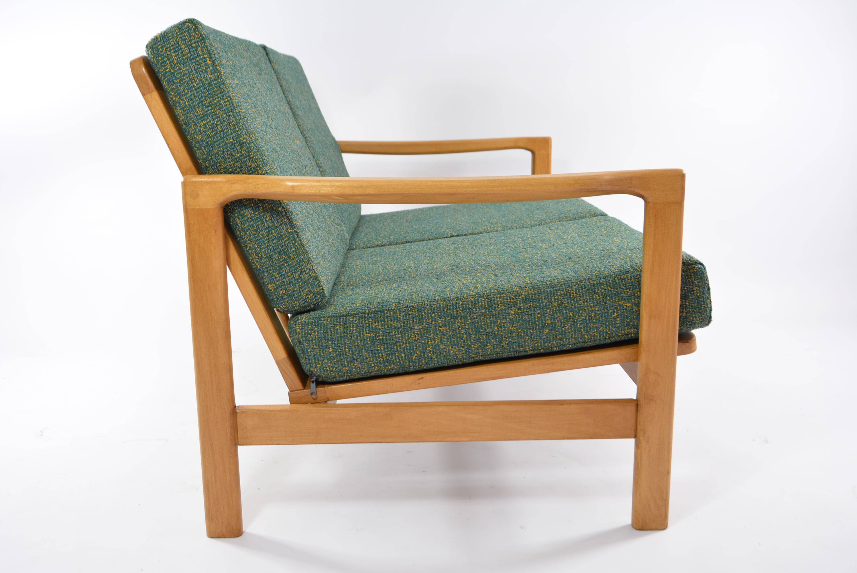 BZ heather green 2-seater bench