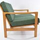 BZ heather green 2-seater bench
