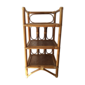 Small vintage rack in rattan