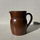 Brown ceramic pitcher H: 20 cm