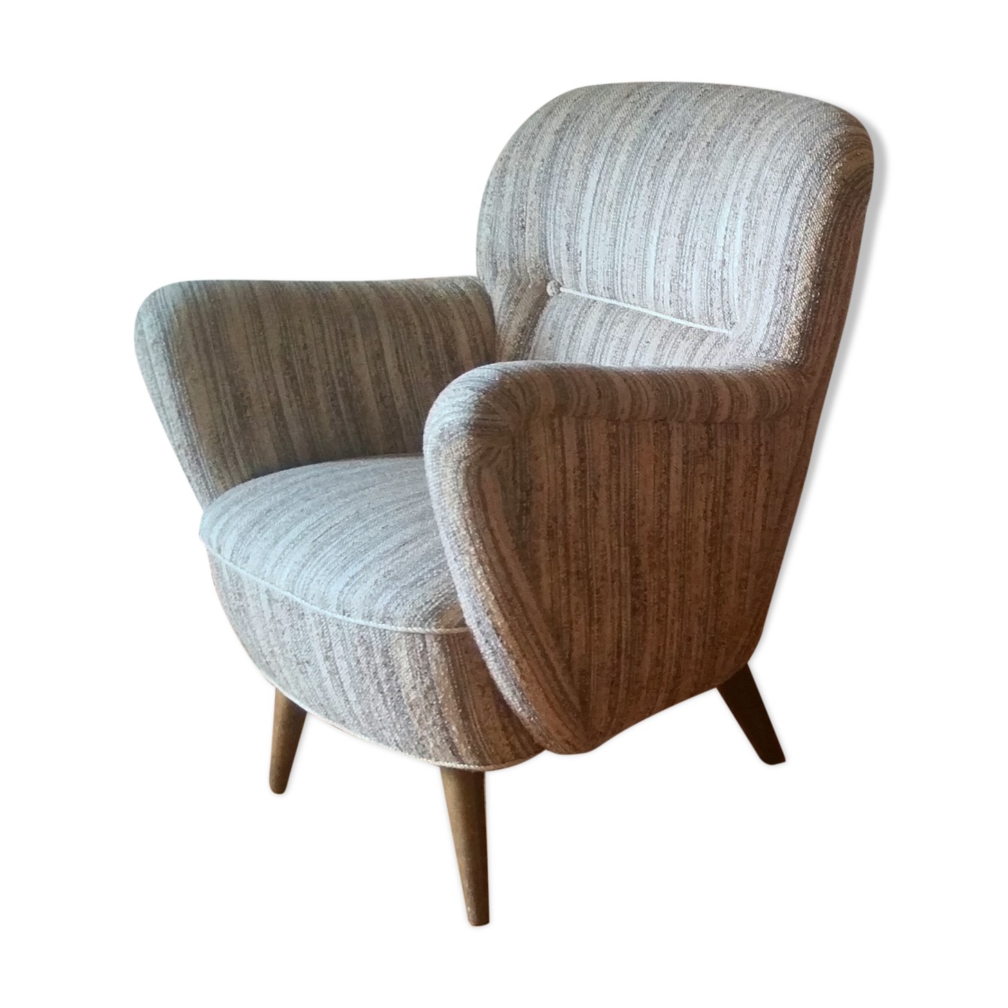 50's organic armchair