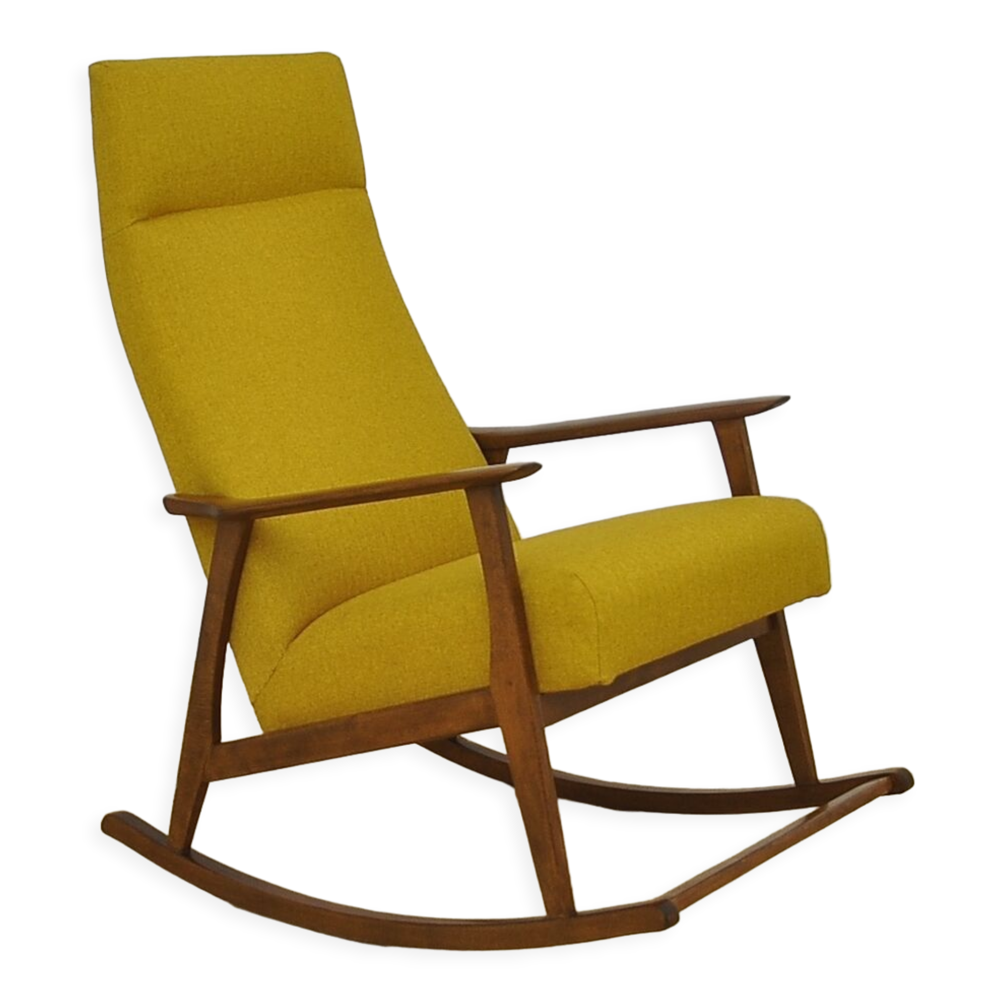 Yellow rocking chair, 1960s