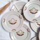 St Amand dessert plates 1970