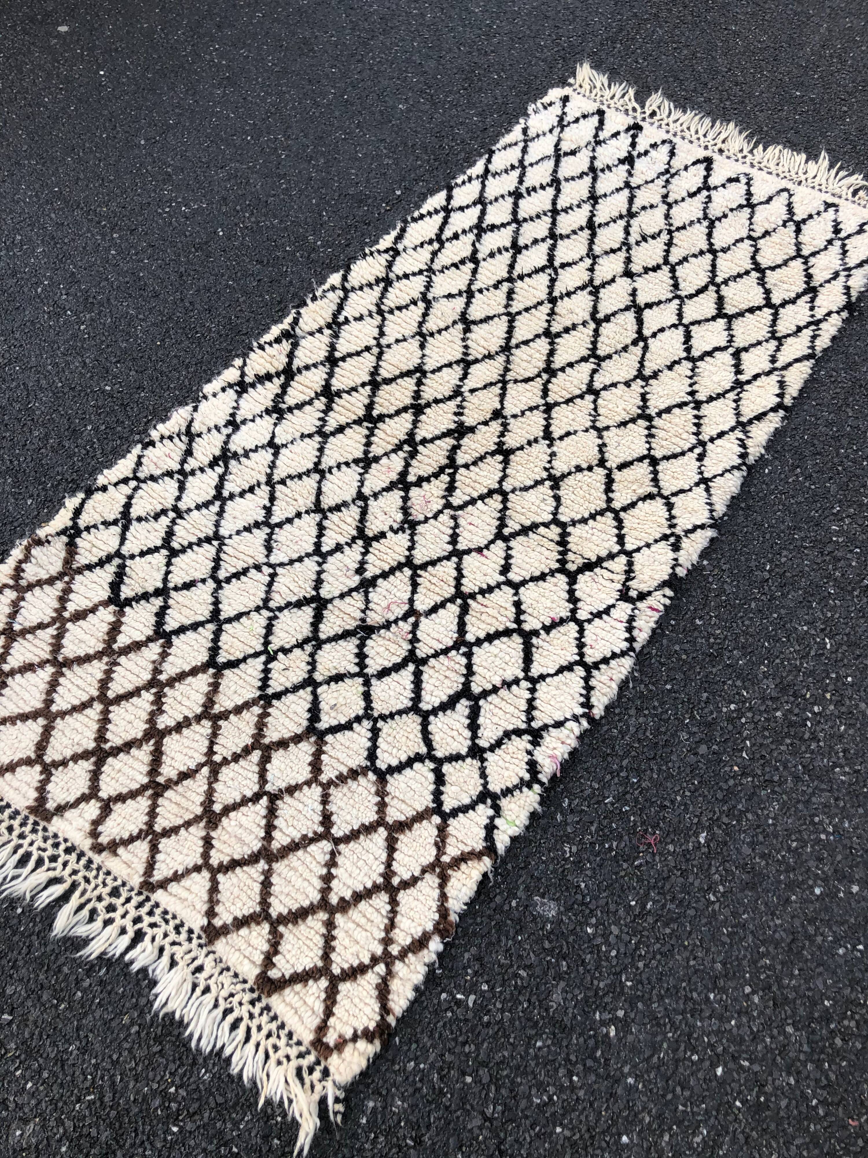 Berber beni ouarain 200 x 90 cm