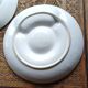 4 barbotine plates with artichoke design by Bordallo