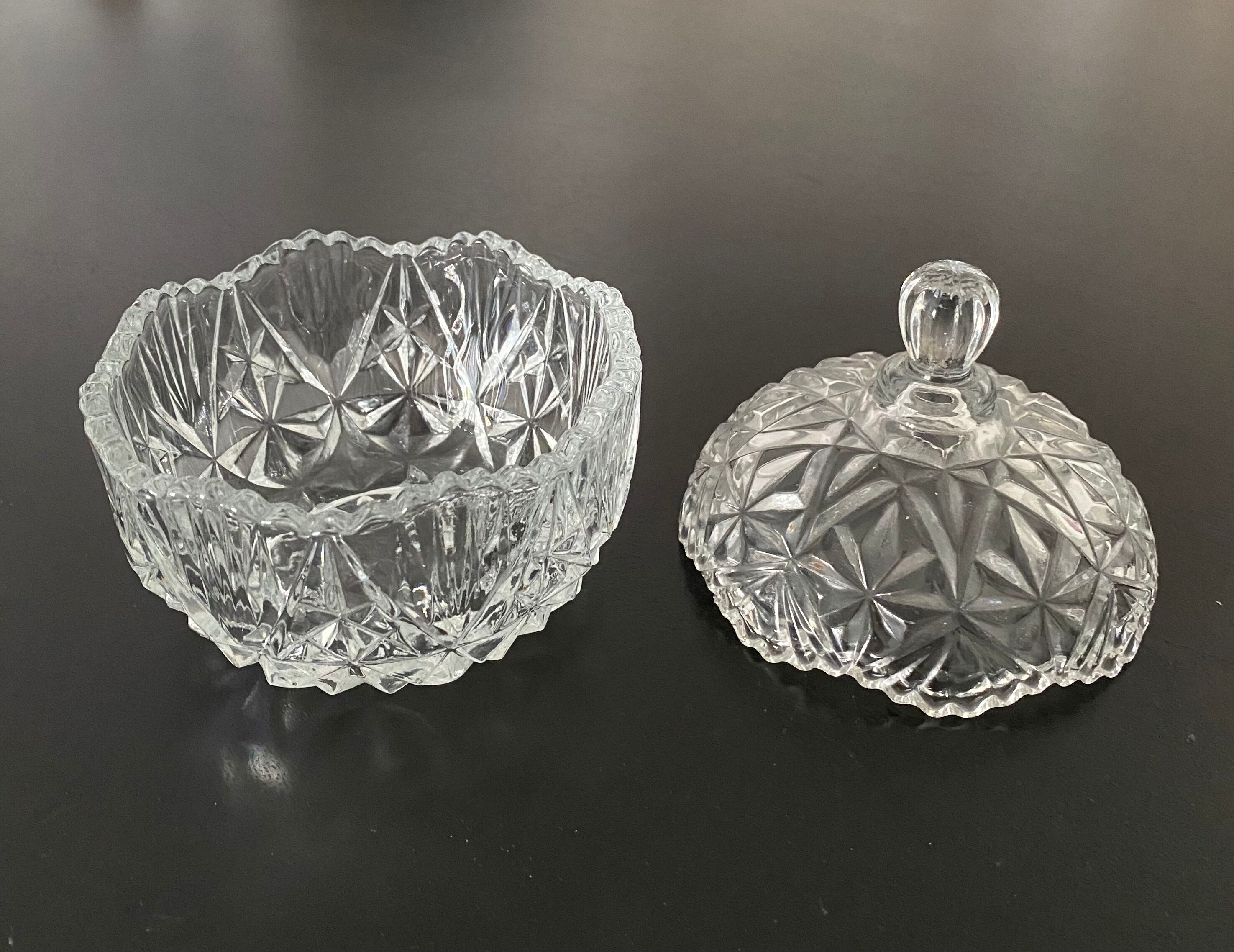 Glass candy box