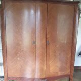 Armoire marquetée bois de rose