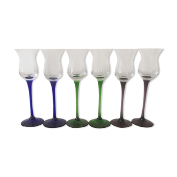 Set of 6 alcohol glasses