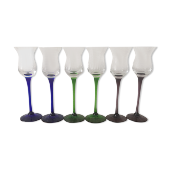 Set of 6 alcohol glasses