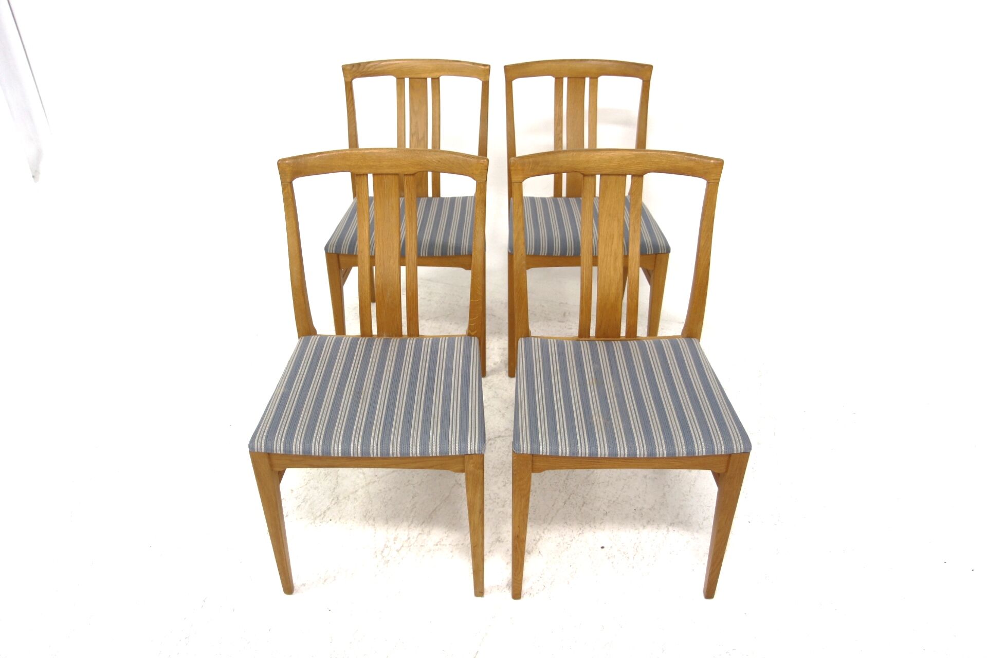 Set of 4 Scandinavian oak chairs, Sweden, 1960