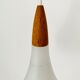 Set of 2 Swedish Opaline Pendant Lamps by Uno and Östen Kristiansson for Lu