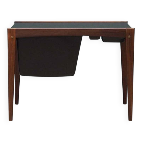 Table de couture en teck, design danois, années 1960, production : Danemark