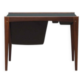 Table de couture en teck, design danois, années 1960, production : Danemark