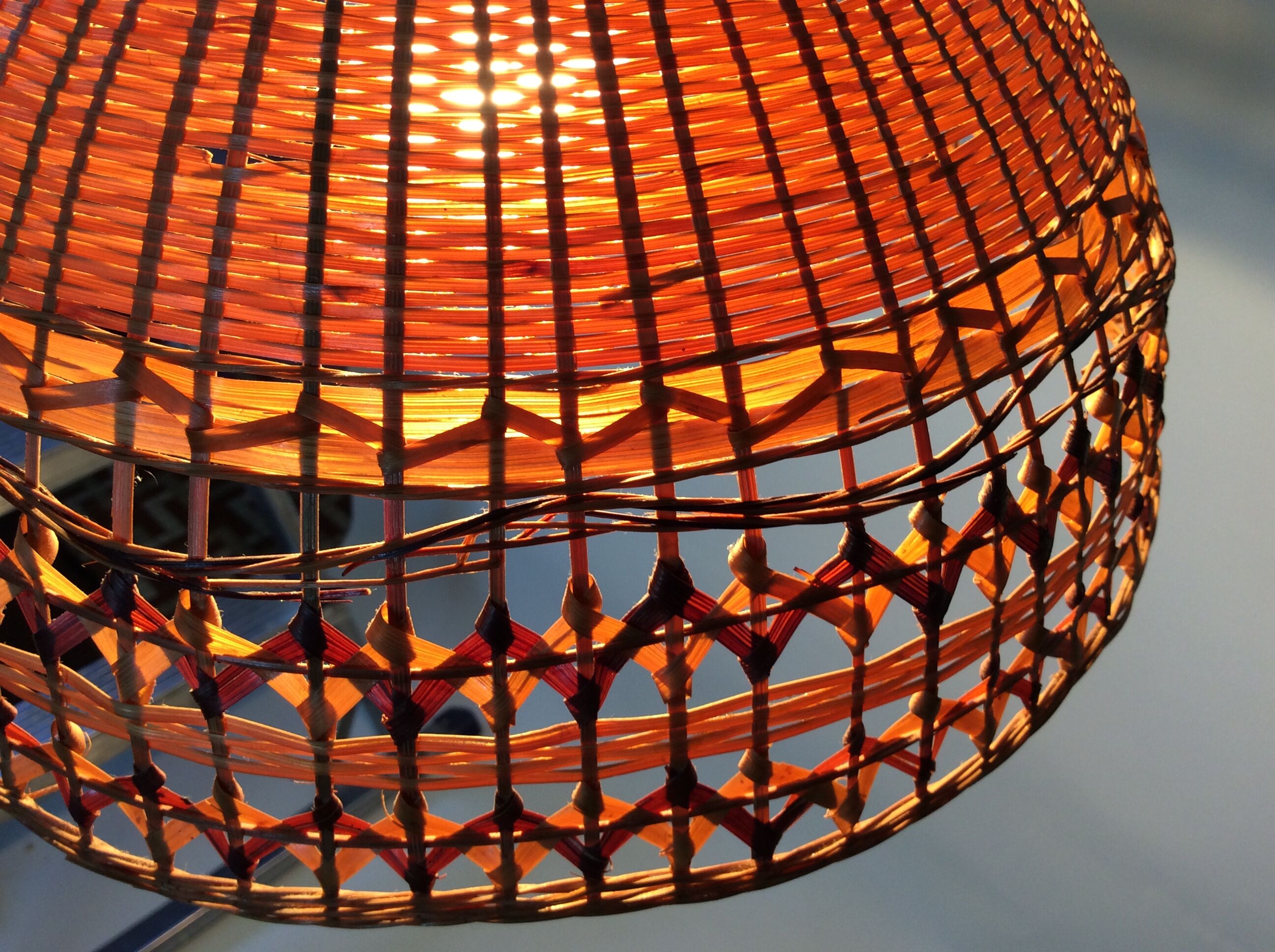 Vintage Wicker pendant