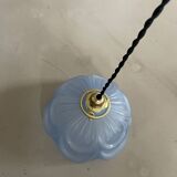 Art Deco molded glass pendant light