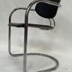 Vintage dining chair effezeta made in Italy design chrome