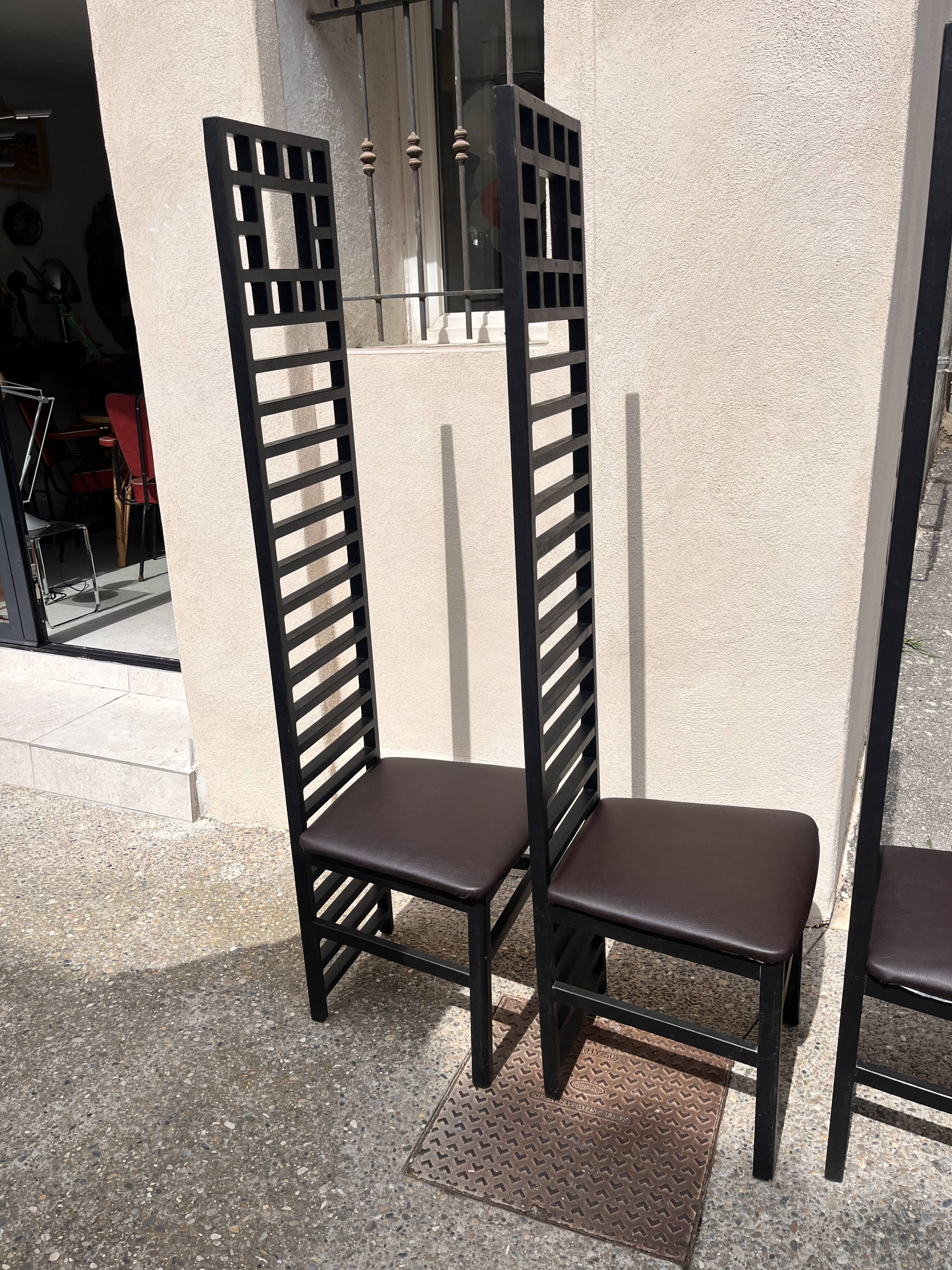 4 designer chairs from the 70s/80s.