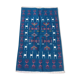 Blue Berber kilim in pure wool carpet 95x150cm