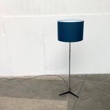 Blue tripod floor lamp from the mid-century German space age by Staff Leuchten, 1960s.