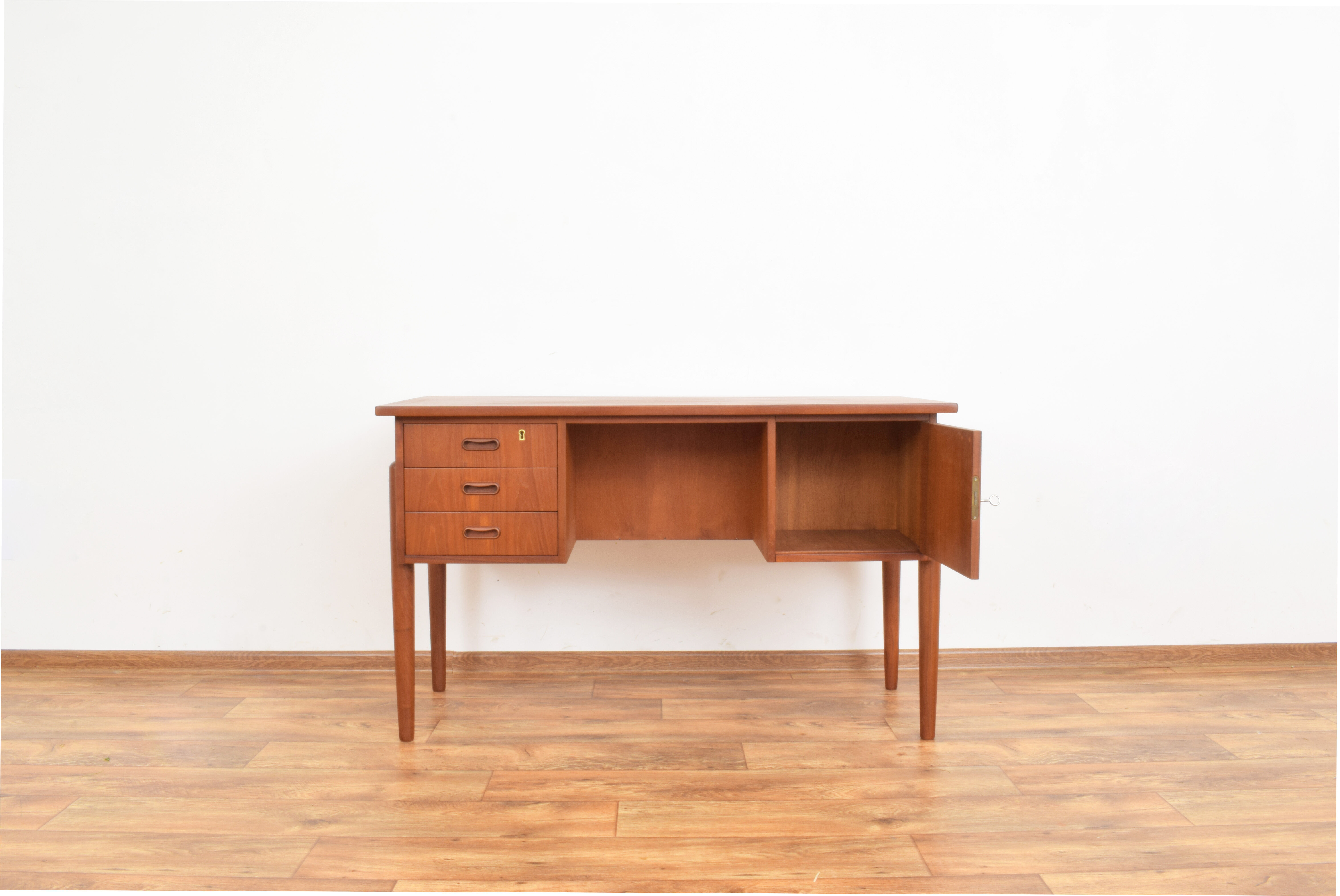 Mid-Century Danish Teak Desk, 1960s.