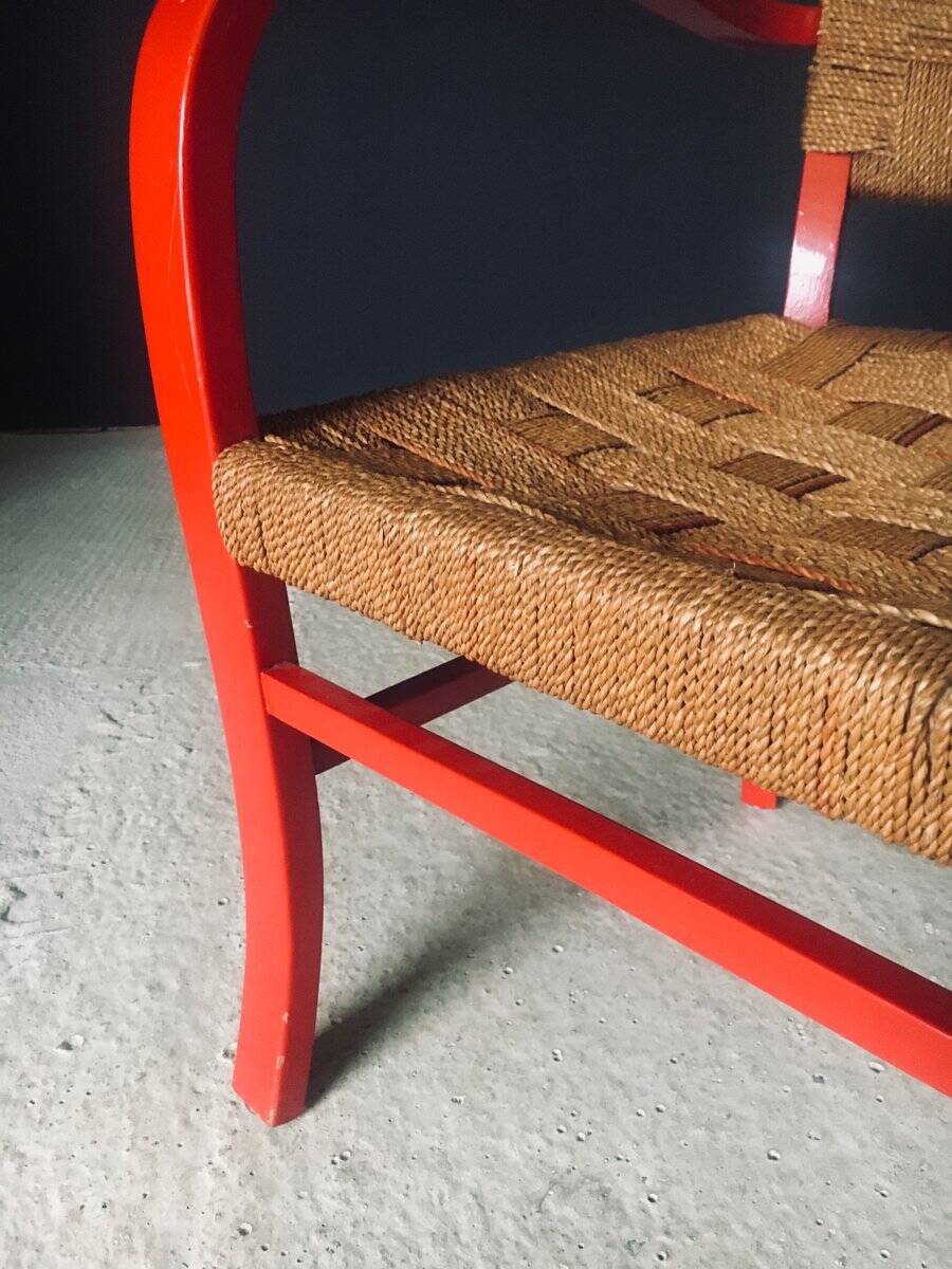 Mediterranean Armchairs, France, 1950s, Set of 2