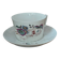 Fine porcelain breakfast cup with floral decoration, 1930-1940.