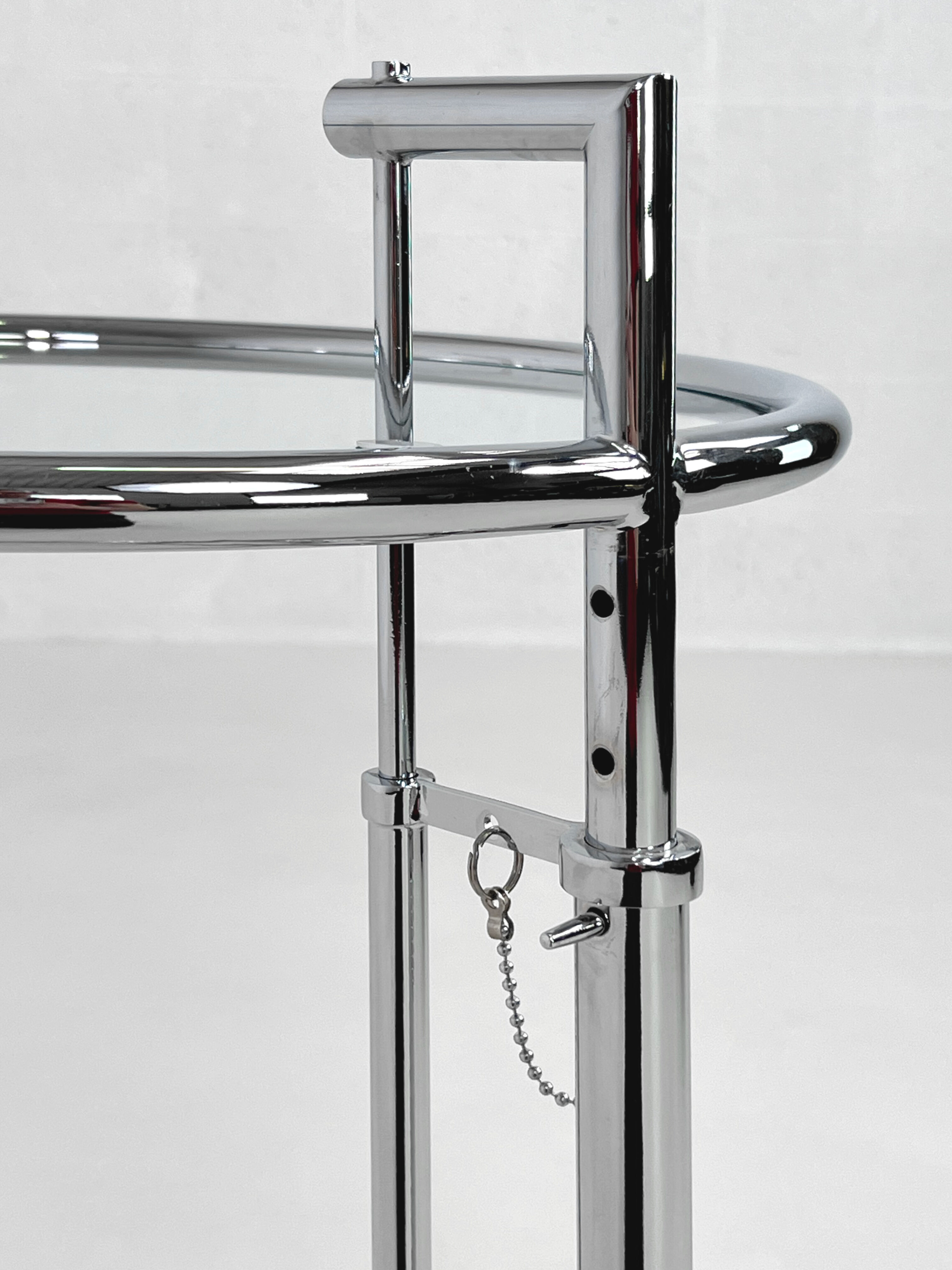 Side table E1027 or height-adjustable sofa end Eileen Gray