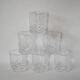 set consisting of a whiskey decanter and 6 crystal glasses 1970